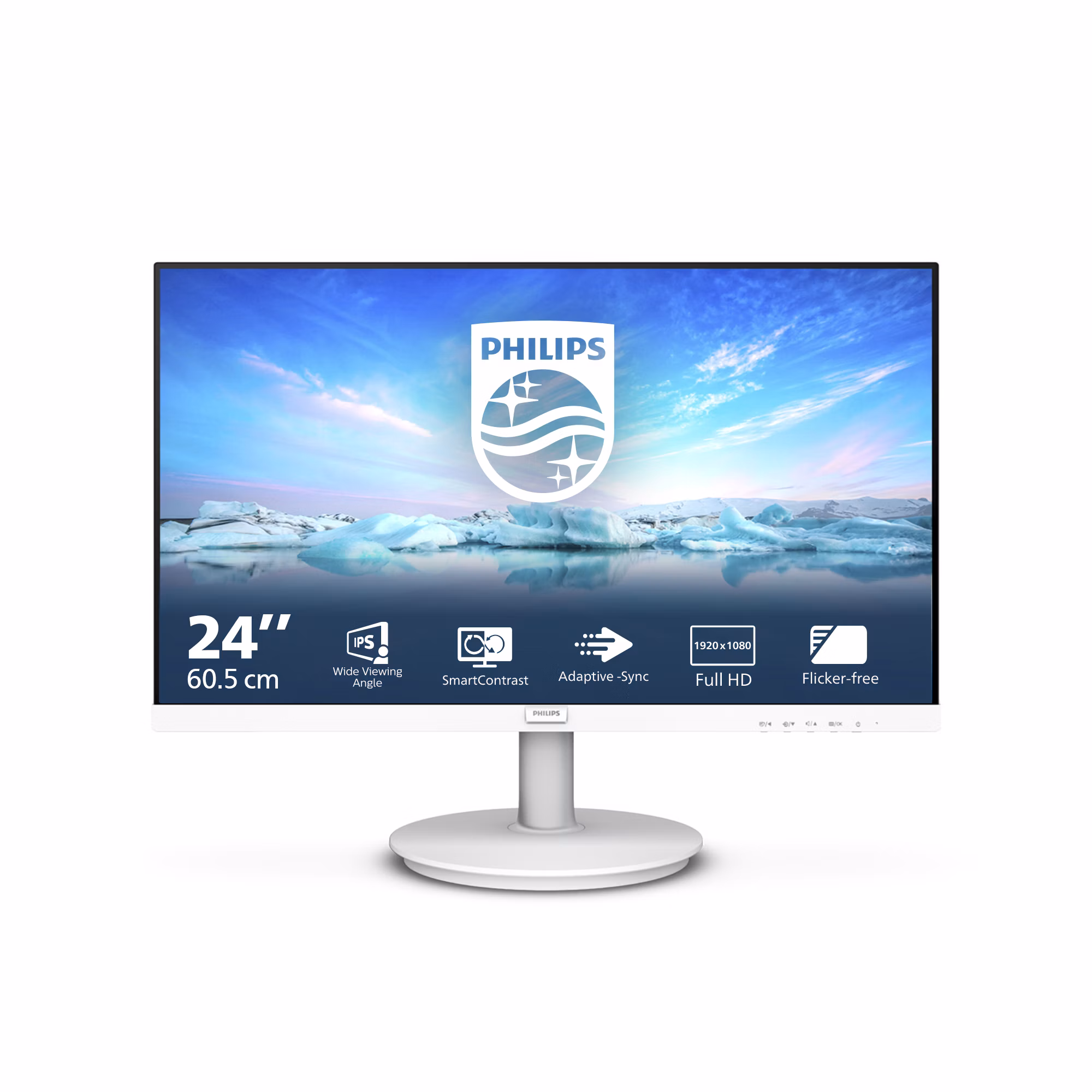 MONITOR PHILIPS 241V8AW/00 24" 1920 x 1080 Pixel 75Mhz