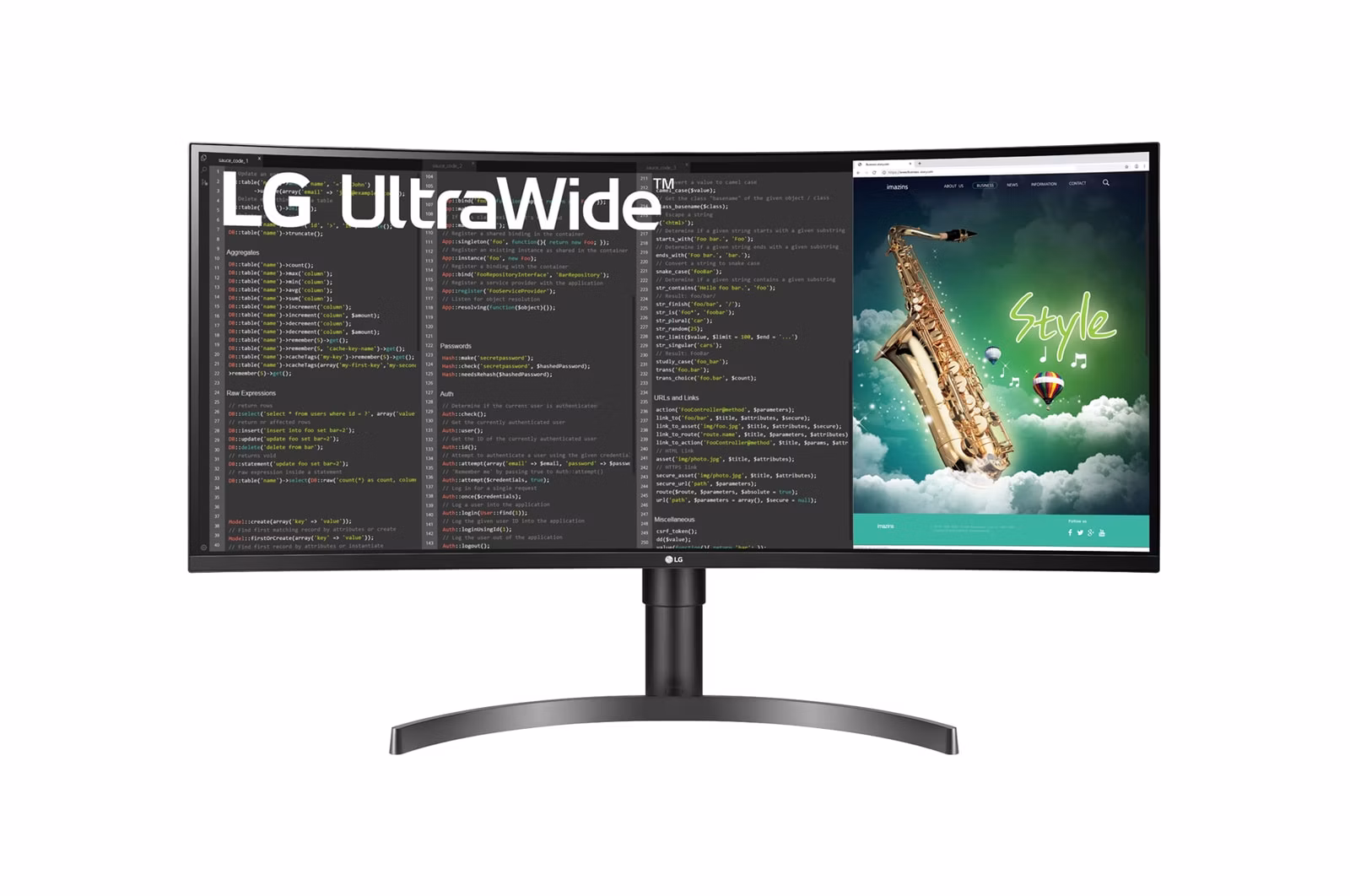 Monitor LG UltraWide 35WN75CP-B curvo 35" 100 Hz FreeSync VA - DP. 2xHDMI