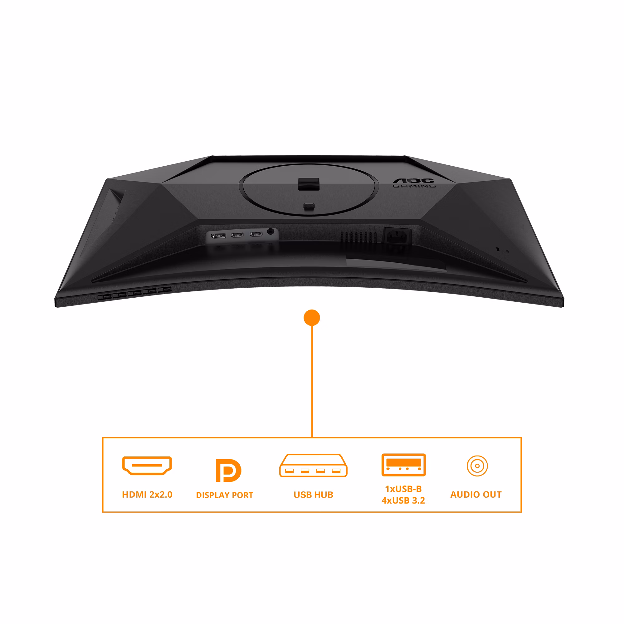 Monitor AOC C27G4ZXU 27" Nero Full HD Fast-VA Curvo USB-Hub 280Hz 3 Monitor AOC C27G4ZXU 27" Nero Full HD Fast-VA Curvo USB-Hub 280Hz - immagine 3