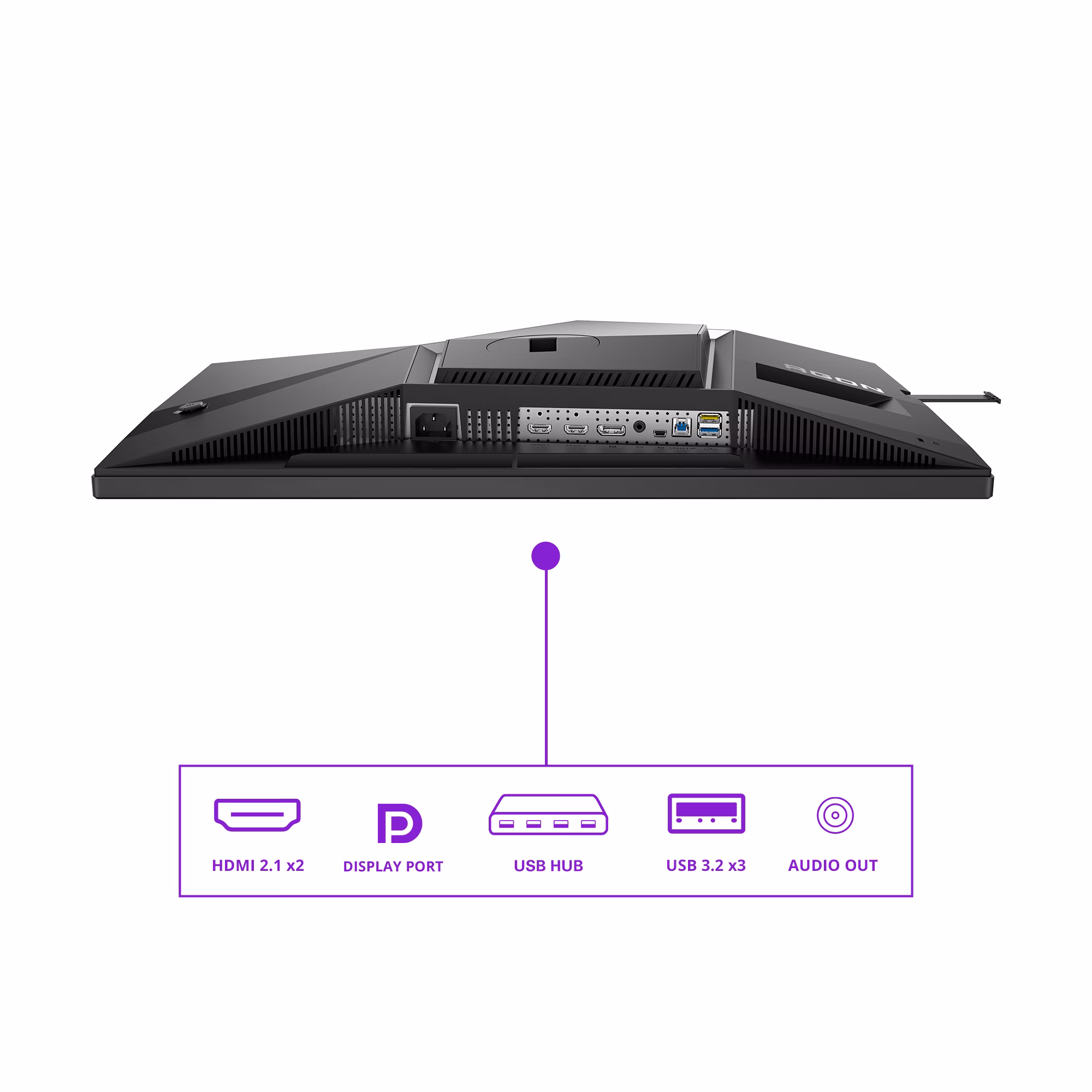 Monitor AOC AGON PRO AG326UD 32" Nero dunkelGrigio UHD HDR Adaptive Sync HDMI DisplaPort 165Hz 4 Monitor AOC AGON PRO AG326UD 32" Nero dunkelGrigio UHD HDR Adaptive Sync HDMI DisplaPort 165Hz - immagine 4
