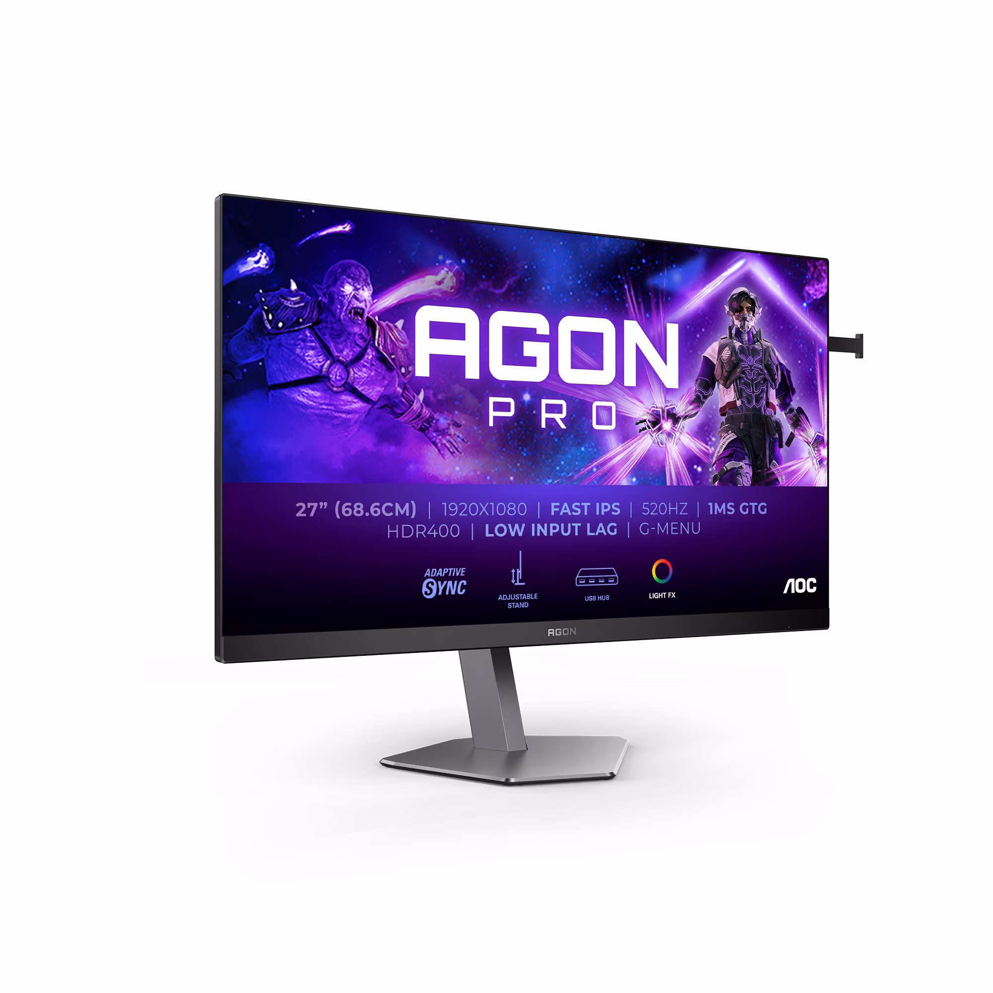 Monitor AOC AGON Pro AG276FK 27" Gaming 520Hz IPS Adaptive Sync