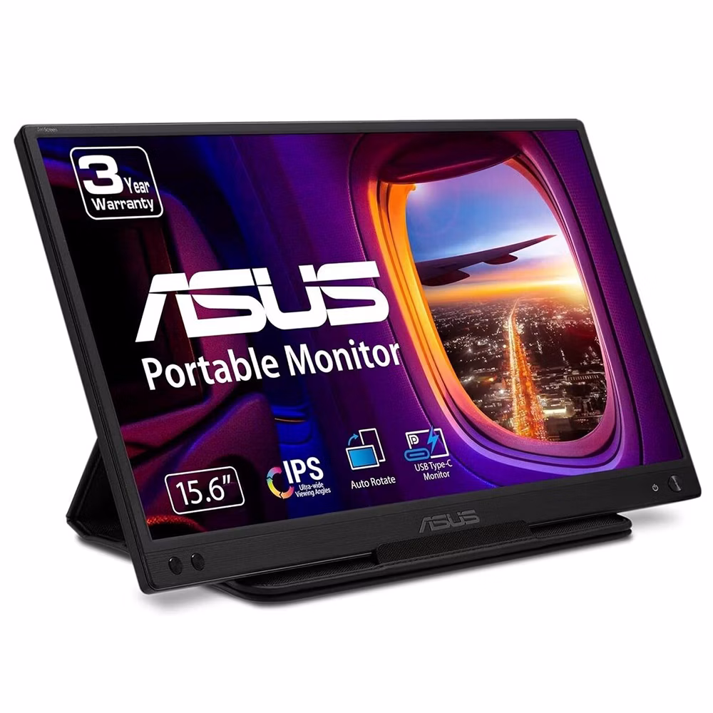 Monitor ASUS ZenScreen MB166C 16'' FullHD IPS USB-C Pivot LED Nero