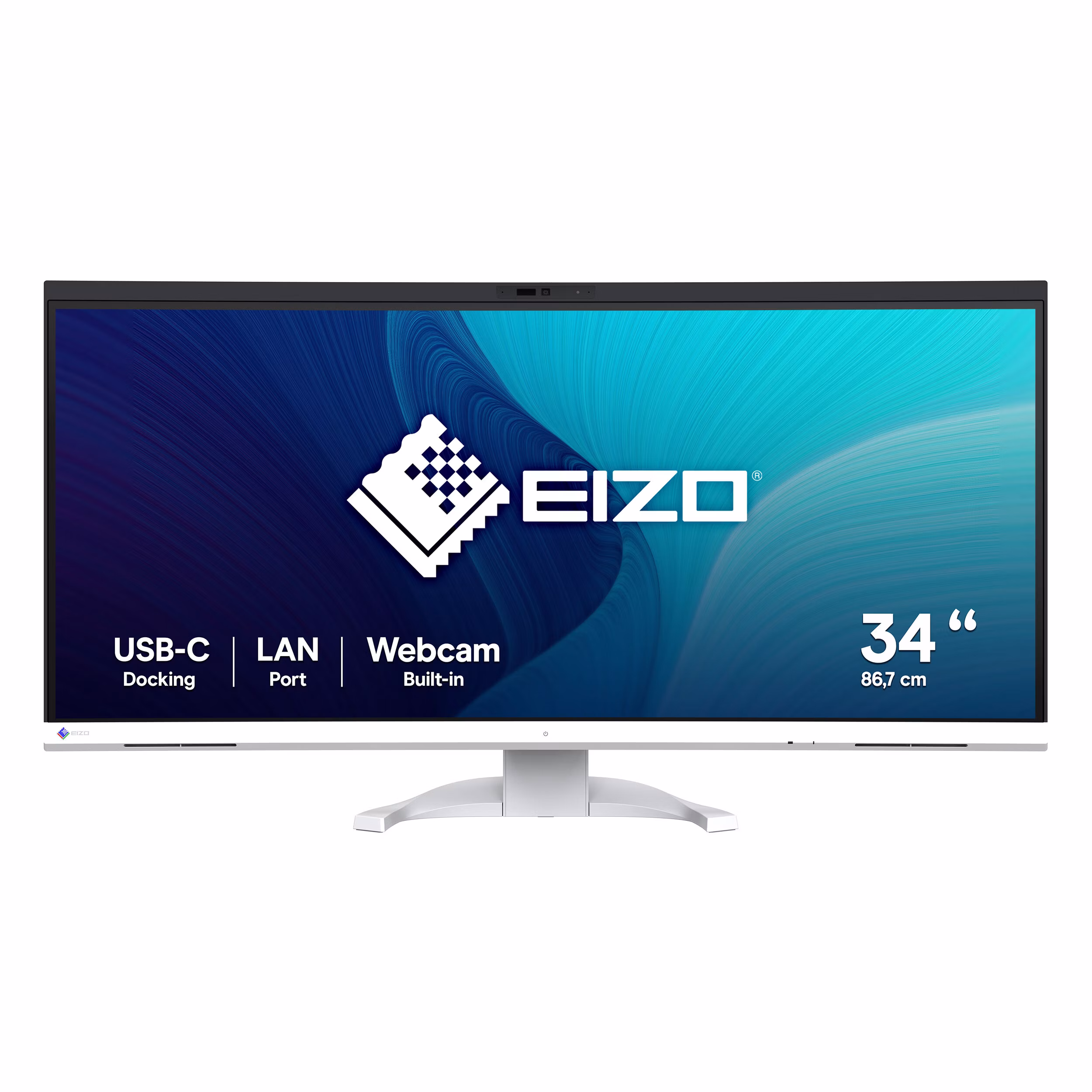 Monitor Eizo FlexScan EV3450XC-WT 34'' UWQHD IPS Webcam USB-C Bianco