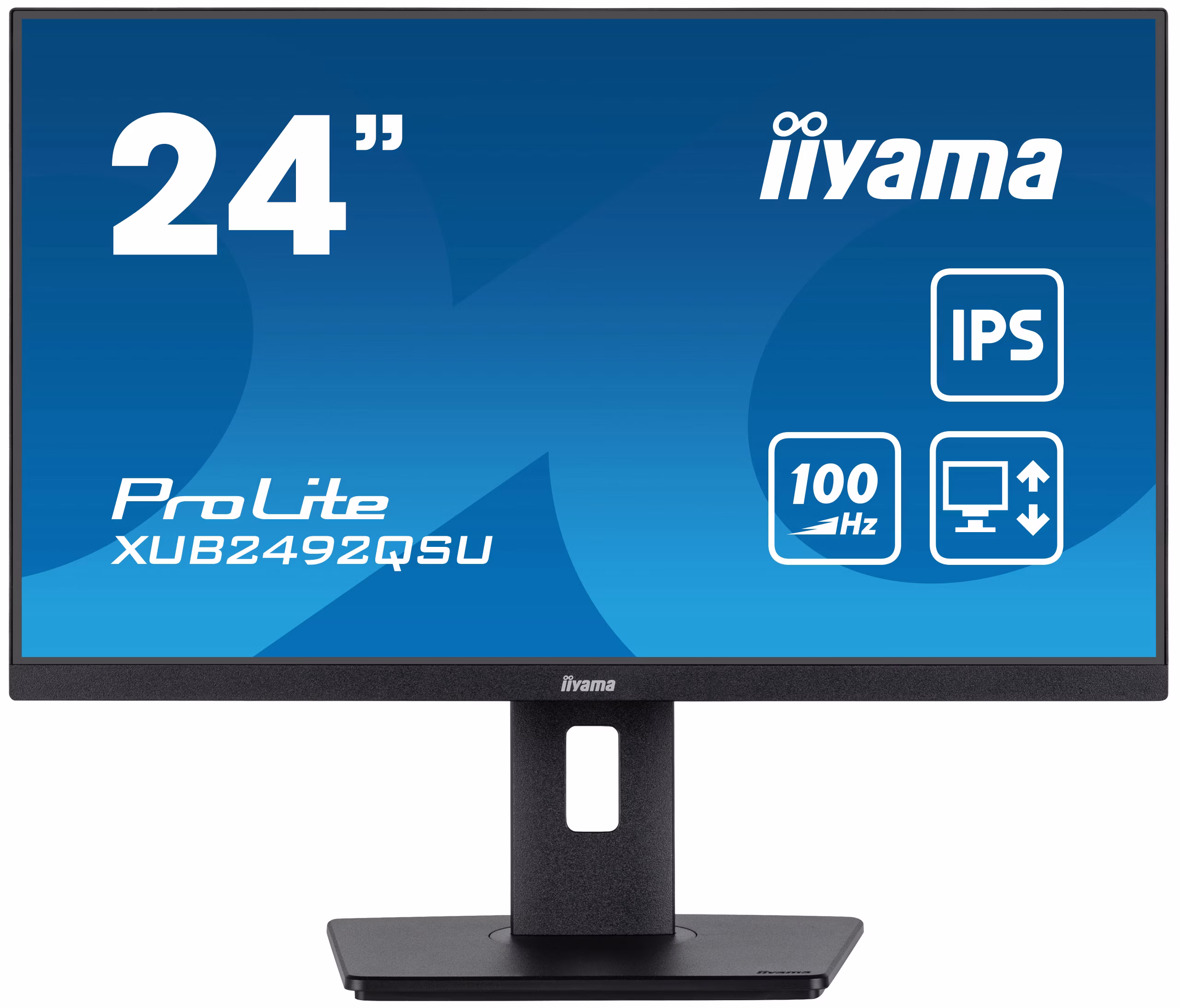 Monitor Iiyama ProLite XUB2492QSU-B1 24'' WQHD Led Nero 2 Monitor Iiyama ProLite XUB2492QSU-B1 24'' WQHD Led Nero - immagine 2