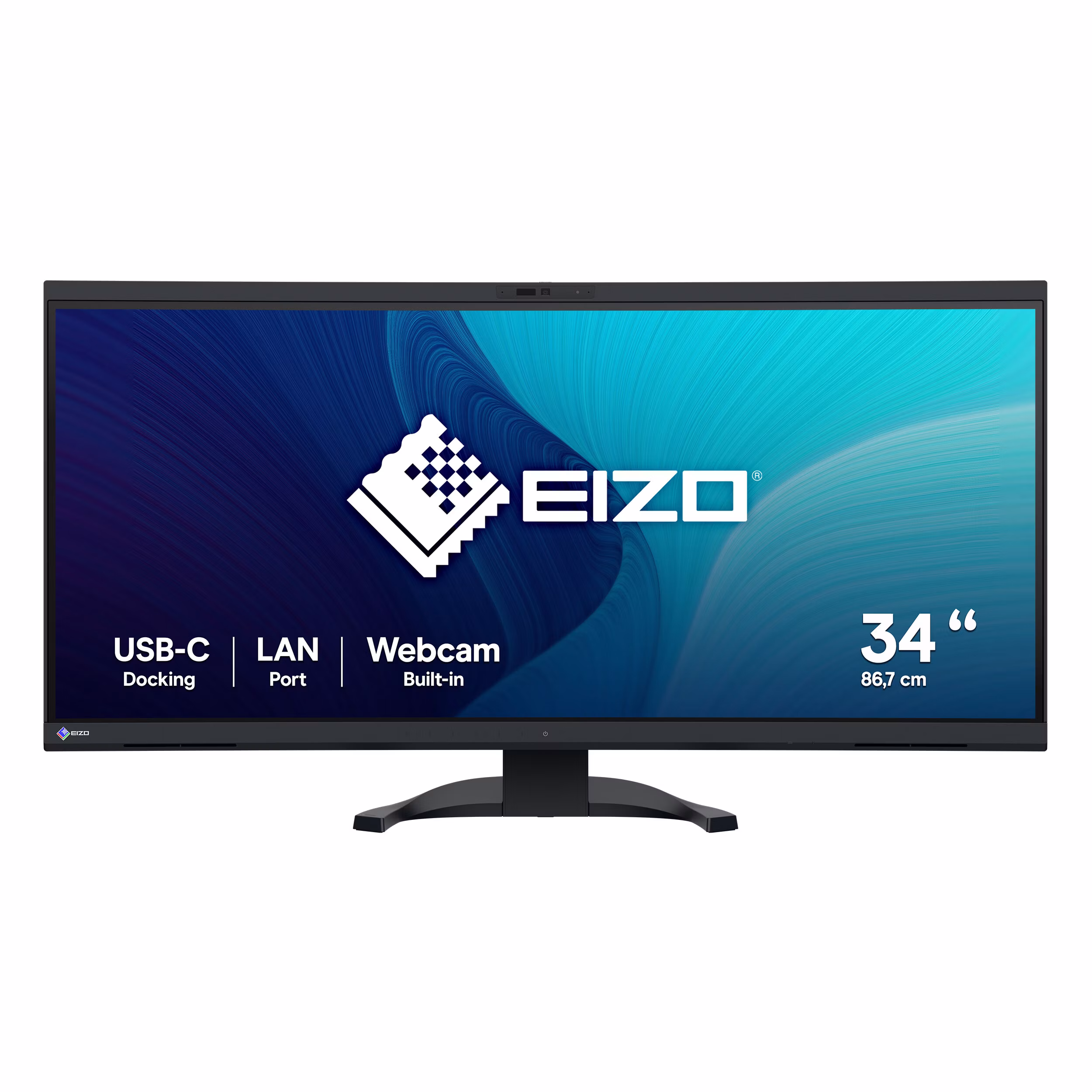 Monitor Eizo FlexScan EV3450XC-BK 34'' UWQHD IPS Webcam USB-C Nero