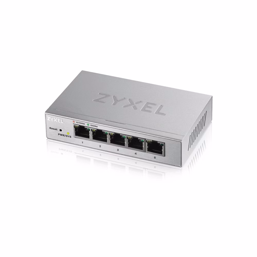 Switch Zyxel 5-port 10/100/1000 GS1200-5 1 Switch Zyxel 5-port 10/100/1000 GS1200-5