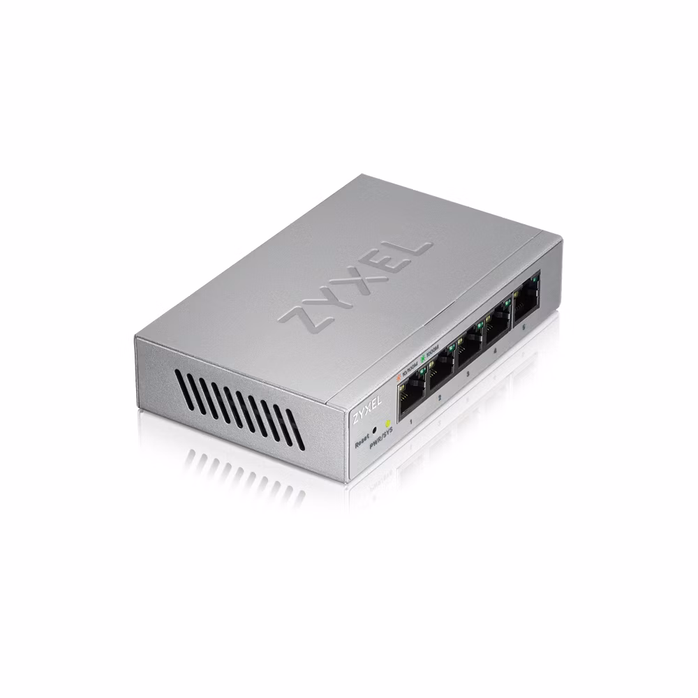 Switch Zyxel 5-port 10/100/1000 GS1200-5 2 Switch Zyxel 5-port 10/100/1000 GS1200-5 - immagine 2