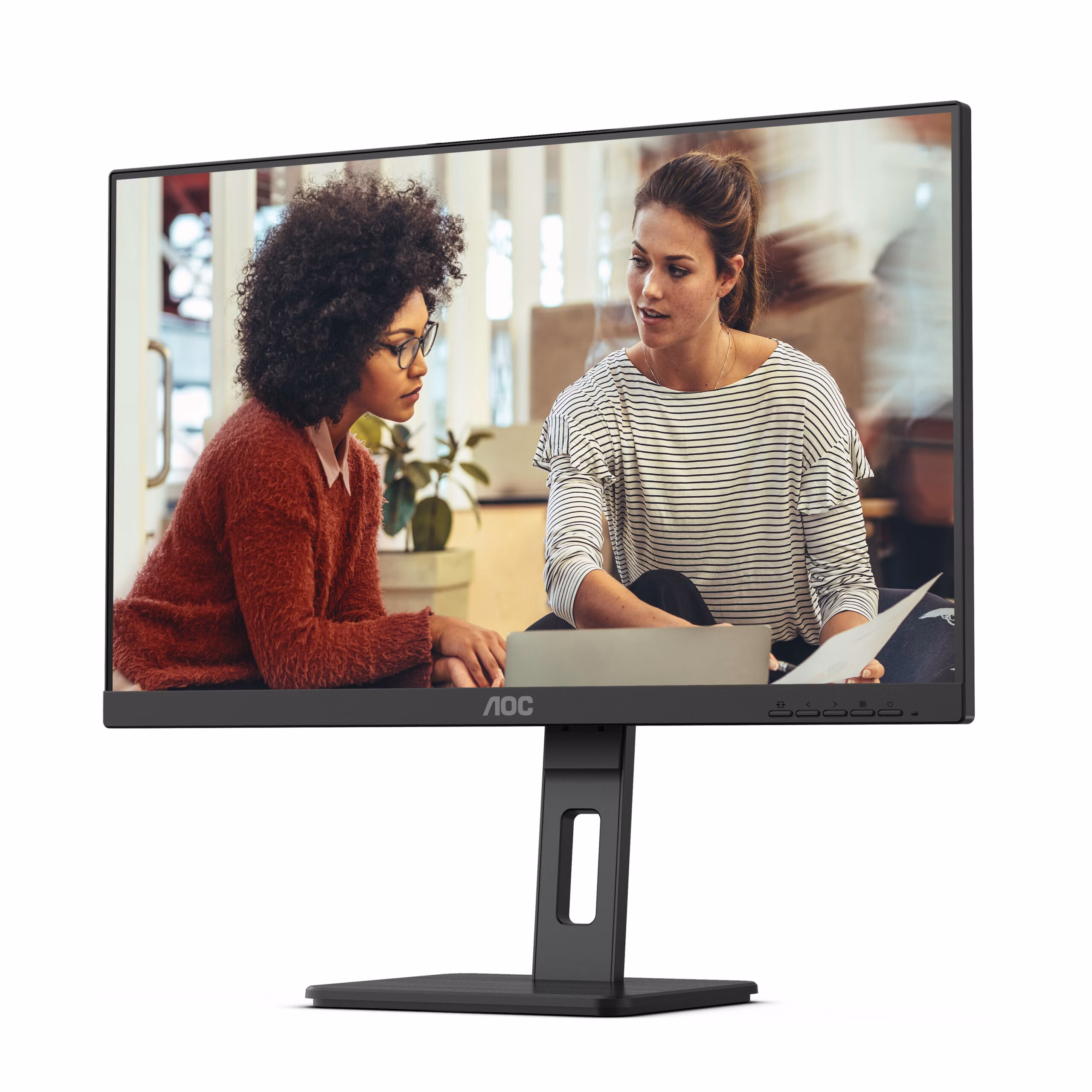 Monitor AOC 24E3QAF 24" Nero Full HD IPS HDR ergonomischer Standfuß 11 Monitor AOC 24E3QAF 24" Nero Full HD IPS HDR ergonomischer Standfuß - immagine 11