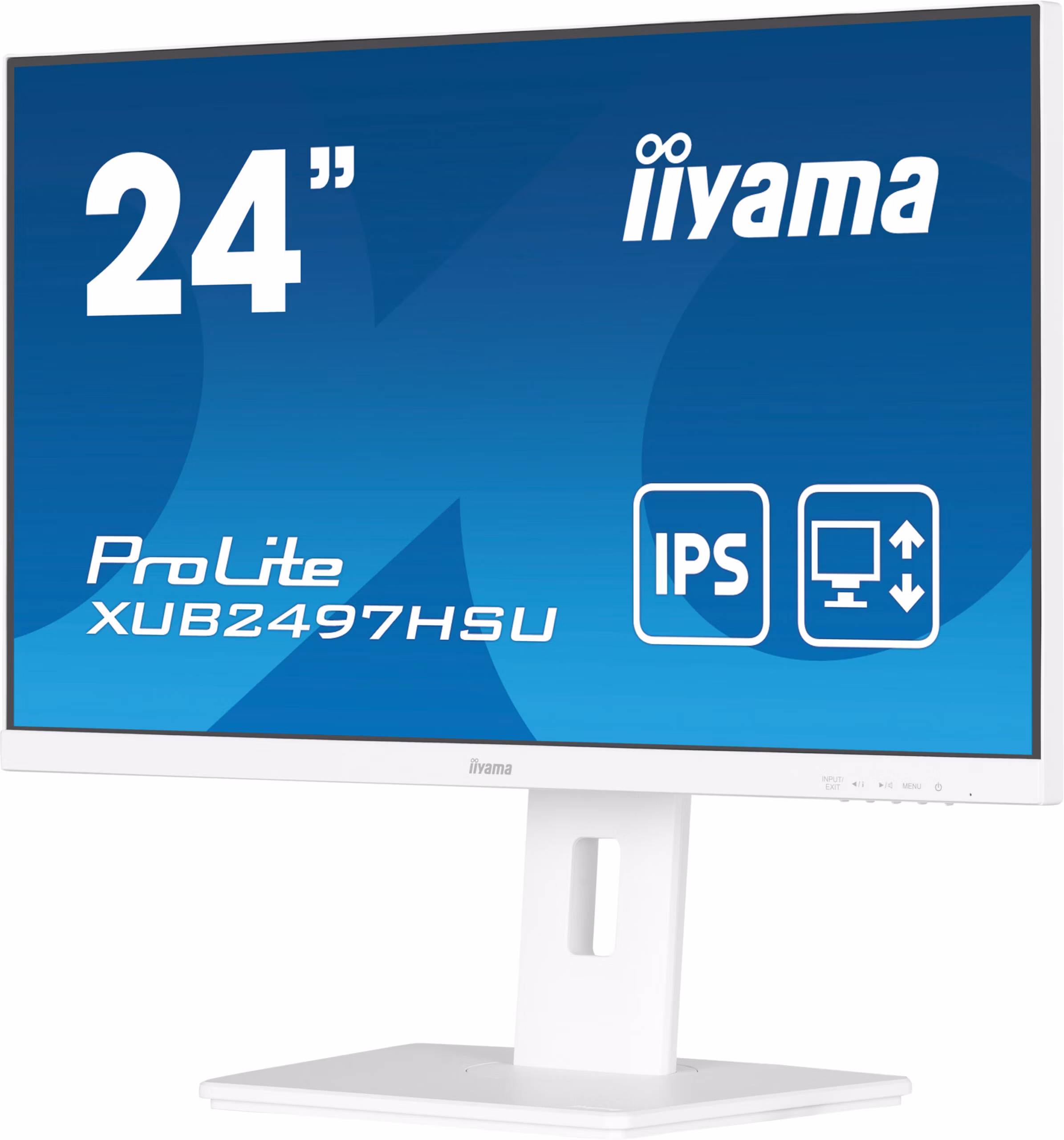 Monitor IIYAMA ProLite XUB2497HSU-W2 24" Bianco Full HD IPS USB-Hub 100Hz 6 Monitor IIYAMA ProLite XUB2497HSU-W2 24" Bianco Full HD IPS USB-Hub 100Hz - immagine 6