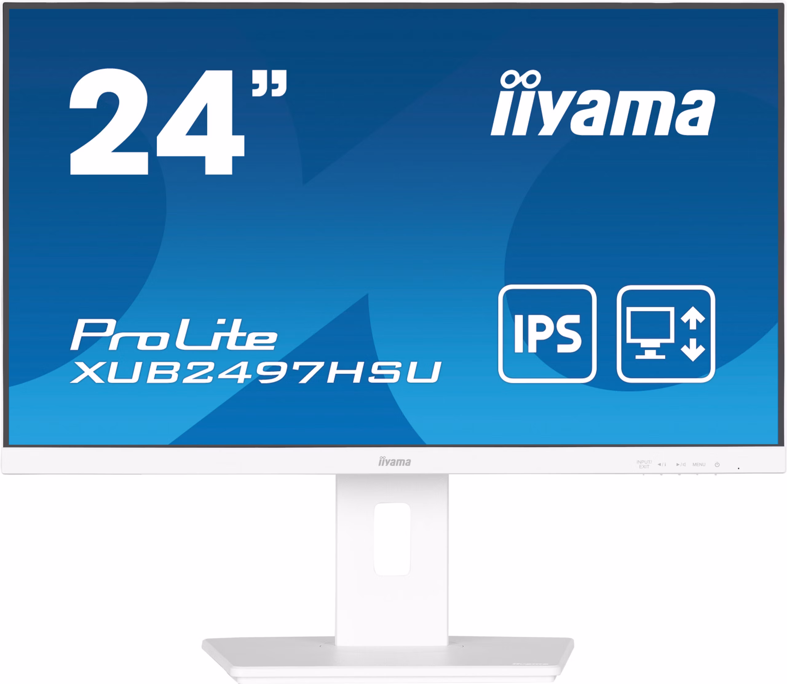 Monitor IIYAMA ProLite XUB2497HSU-W2 24" Bianco Full HD IPS USB-Hub 100Hz 2 Monitor IIYAMA ProLite XUB2497HSU-W2 24" Bianco Full HD IPS USB-Hub 100Hz - immagine 2