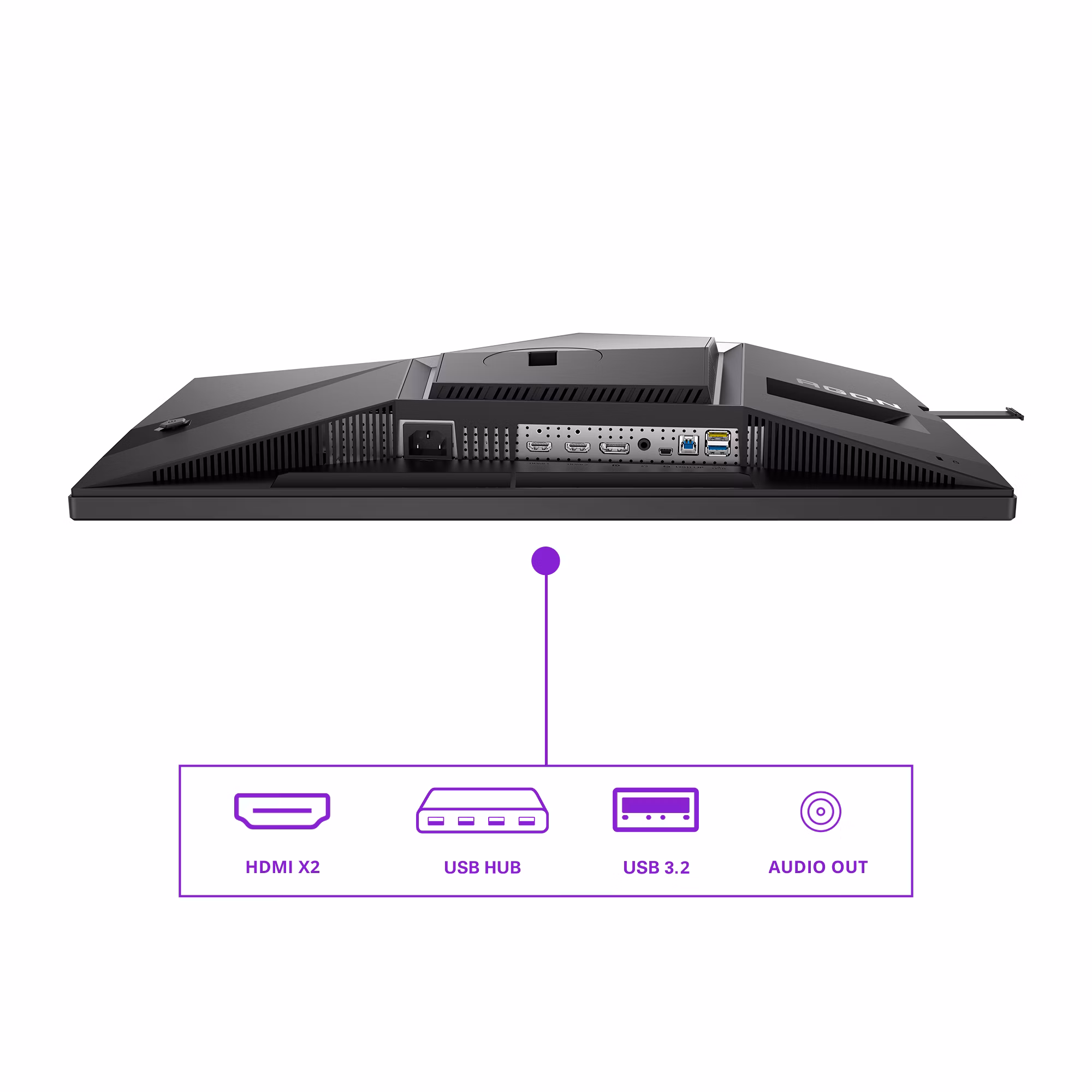 Monitor AOC AG246FK 24" Nero dunkelGrigio Full HD TN Adaptive-Sync USB Hub 540Hz 20 Monitor AOC AG246FK 24" Nero dunkelGrigio Full HD TN Adaptive-Sync USB Hub 540Hz - immagine 20