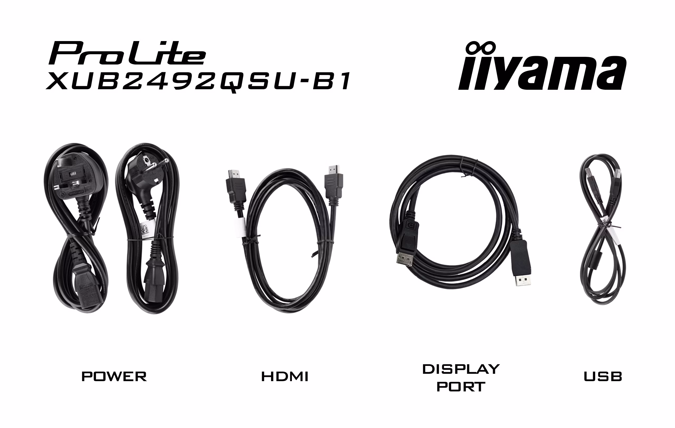 Monitor Iiyama ProLite XUB2492QSU-B1 24'' WQHD Led Nero 14 Monitor Iiyama ProLite XUB2492QSU-B1 24'' WQHD Led Nero - immagine 14