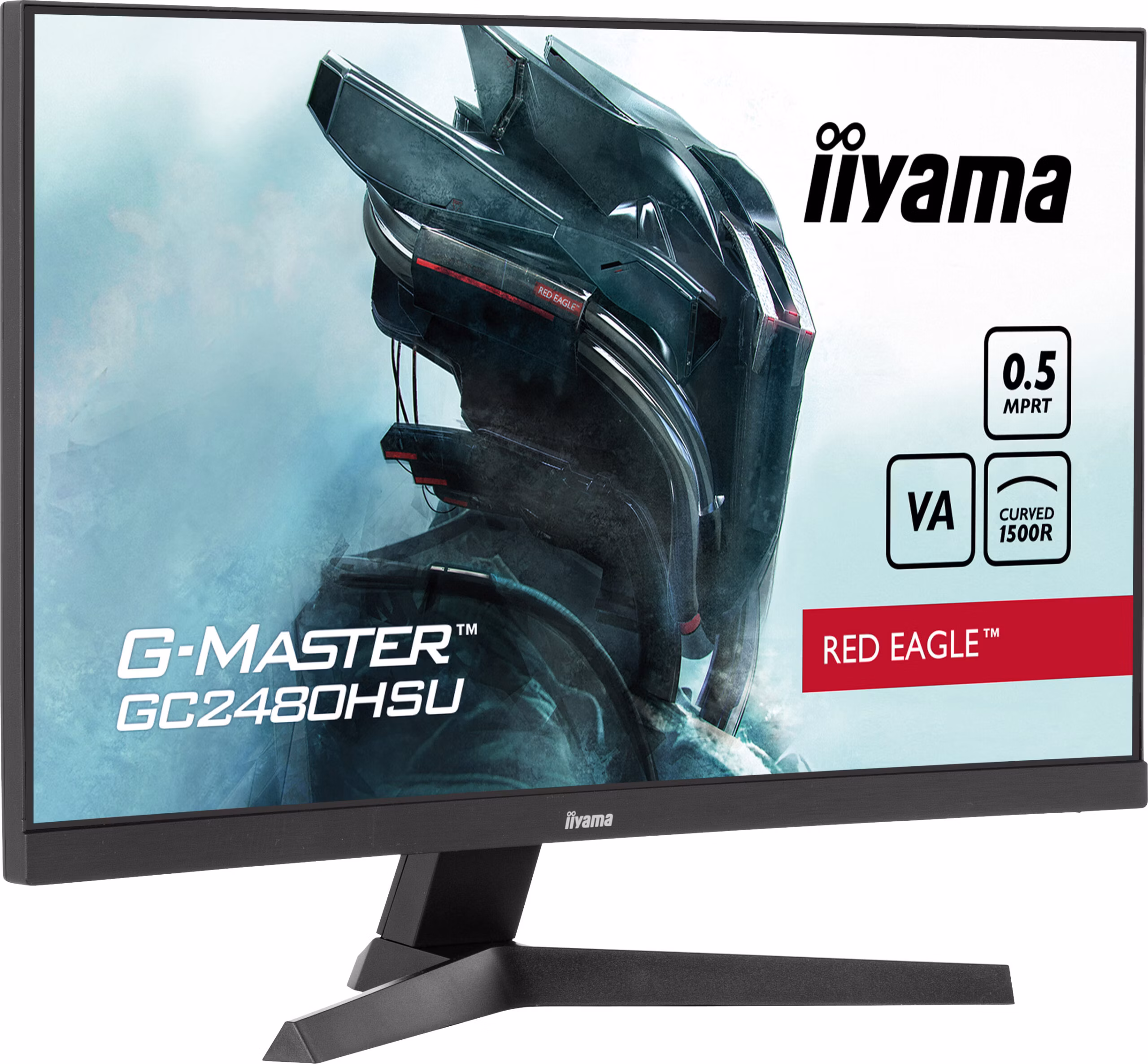 Monitor IIYAMA G-Master GC2480HSU-B1 24" Nero Full HD VA Curvo USB-Hub 180Hz 3 Monitor IIYAMA G-Master GC2480HSU-B1 24" Nero Full HD VA Curvo USB-Hub 180Hz - immagine 3