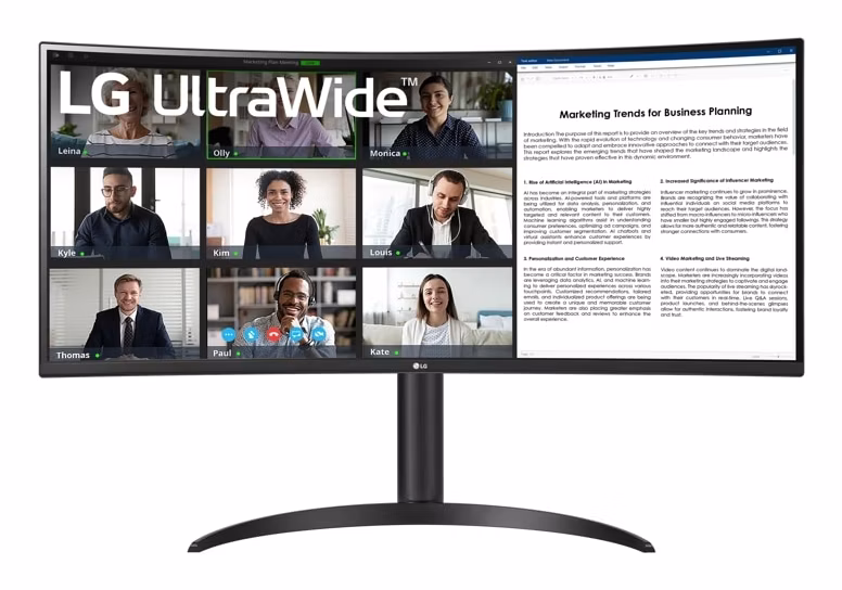 Monitor LG 34WR55QK-B 34" LED 2xHDMI DisplayPort USB-C SP