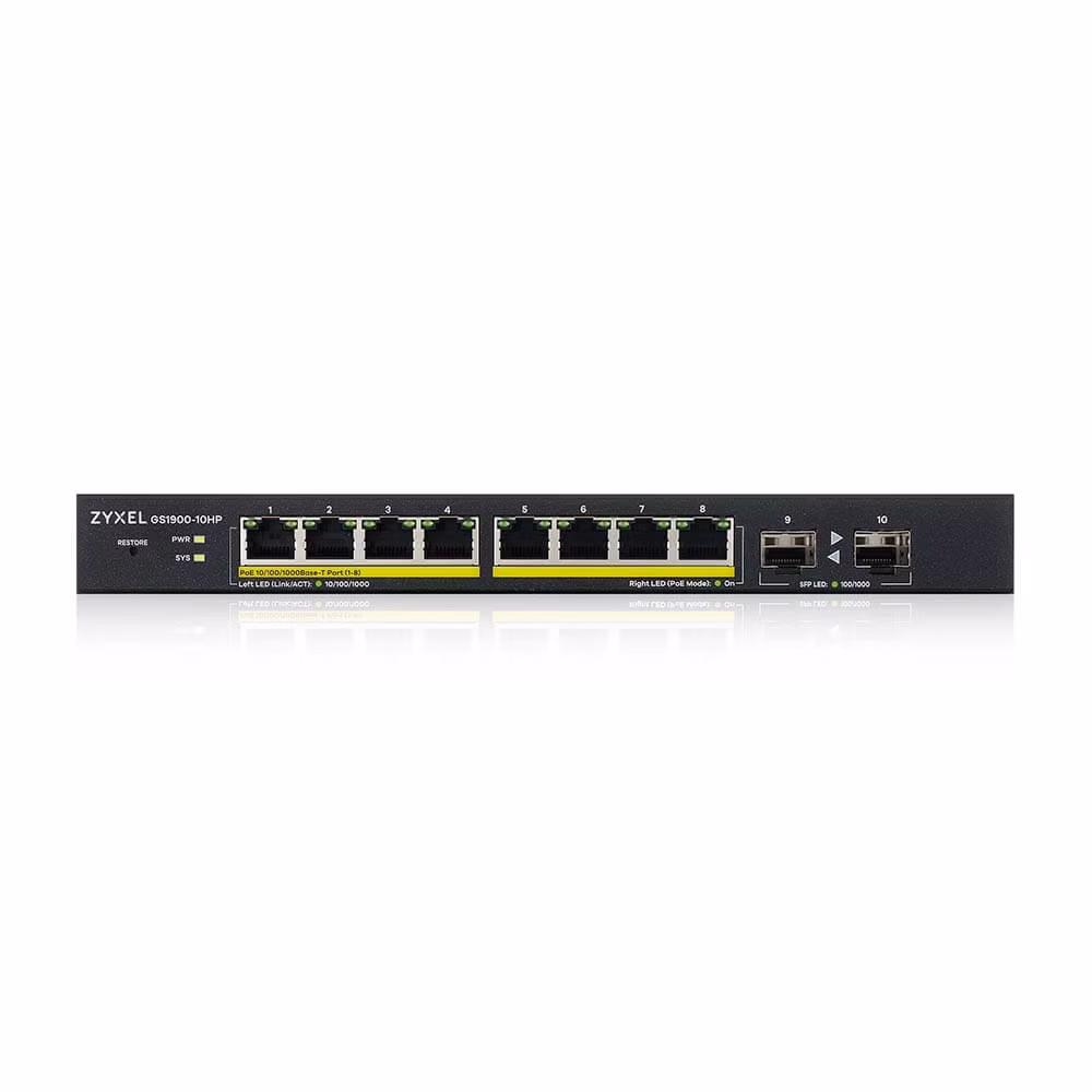 SWITCH ZYXEL GS1900-10HP V2 3 SWITCH ZYXEL GS1900-10HP V2 - immagine 3