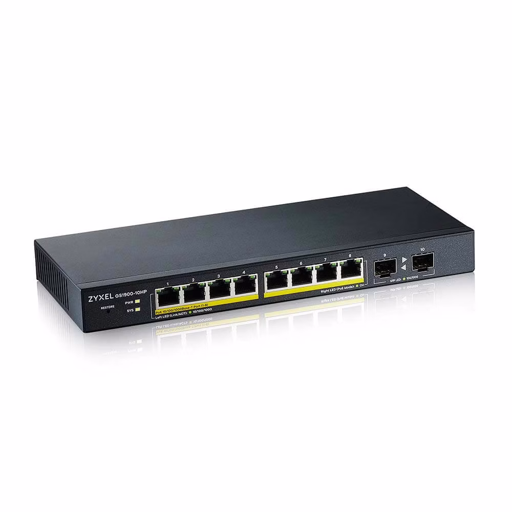 SWITCH ZYXEL GS1900-10HP V2 2 SWITCH ZYXEL GS1900-10HP V2 - immagine 2
