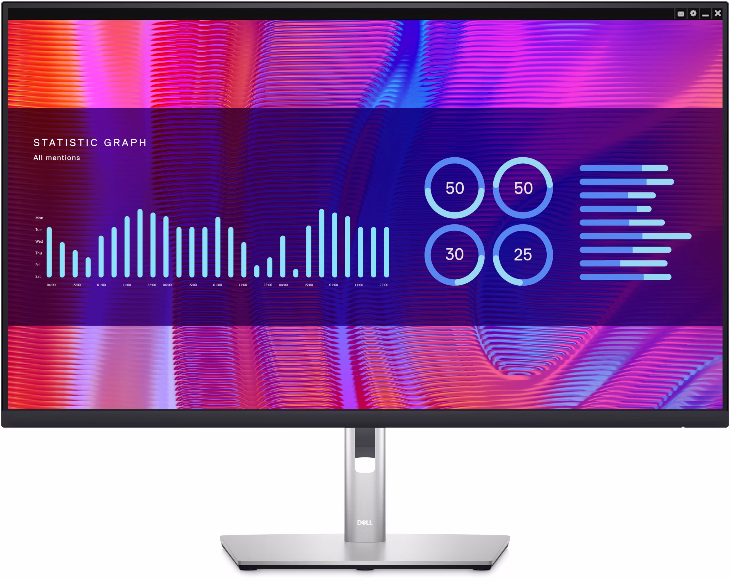 Monitor Dell P3223DE 32'' QHD IPS USB-C HDMI Argento/Nero