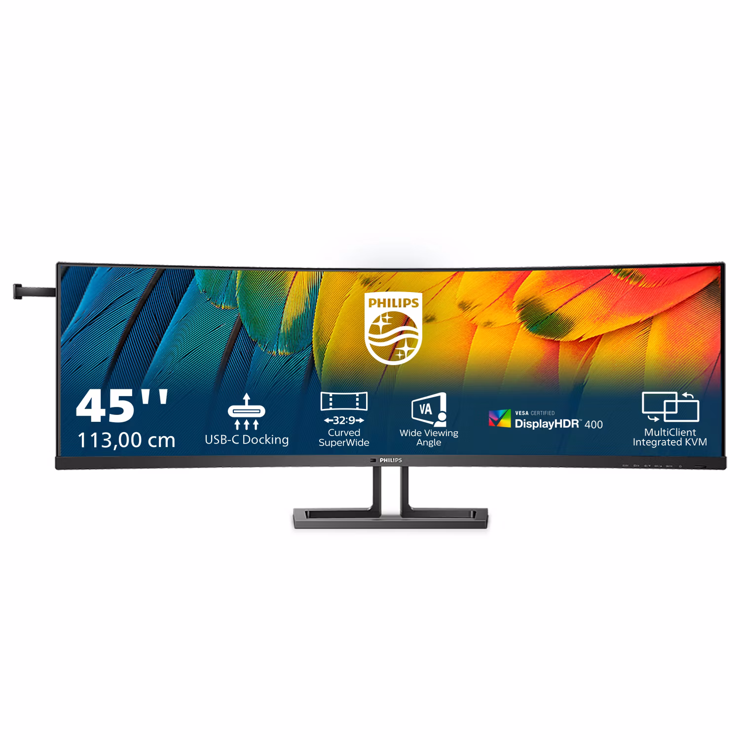 Monitor Philips 45B1U6900C/00 45'' DWQHD VA Adaptive-Sync 75 Hz LED Nero
