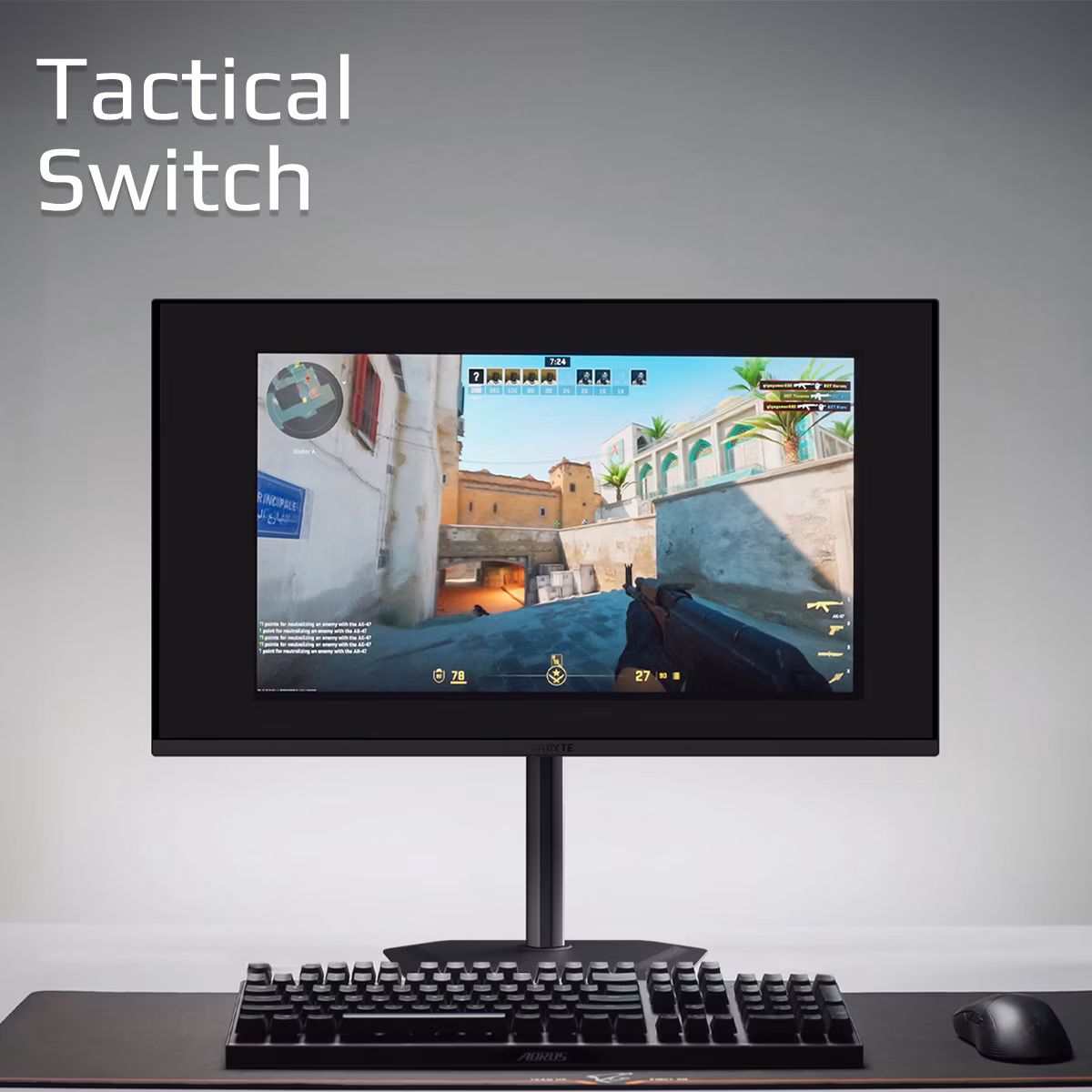 Monitor GIGABYTE MO32U 32" 165Hz OLED FreeSync Premium Pro Nero 10 Monitor GIGABYTE MO32U 32" 165Hz OLED FreeSync Premium Pro Nero - immagine 10