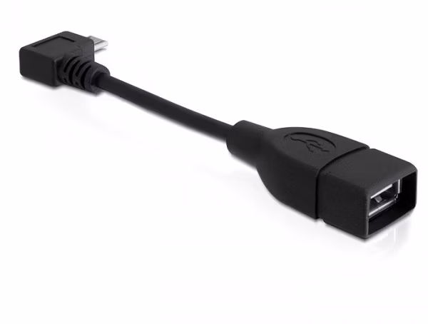 Adattatore da USB plug femmina a microUSB tipo B maschio DeLock