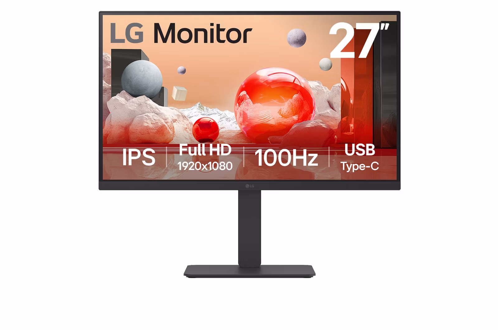 Monitor LG 27BA650-B.AEU 27'' FullHD IPS USB-C 100Hz Nero