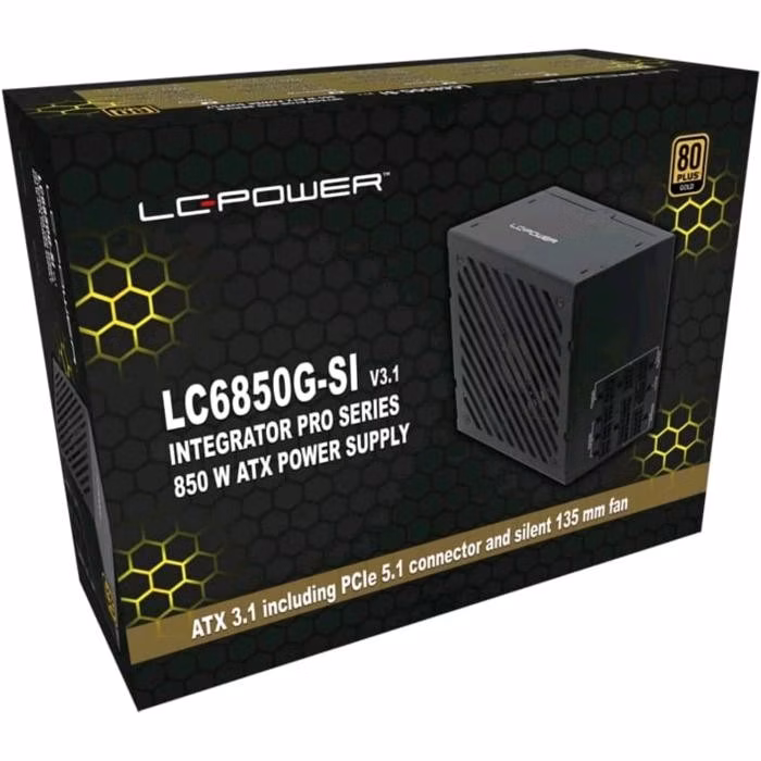 Alimentatore LC-Power Integrator Pro Serie LC6850G-SI V3.1 850W