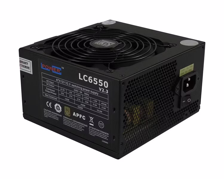 Alimentatore LC-Power Super Silent LC6550 V2.3 550W Nero