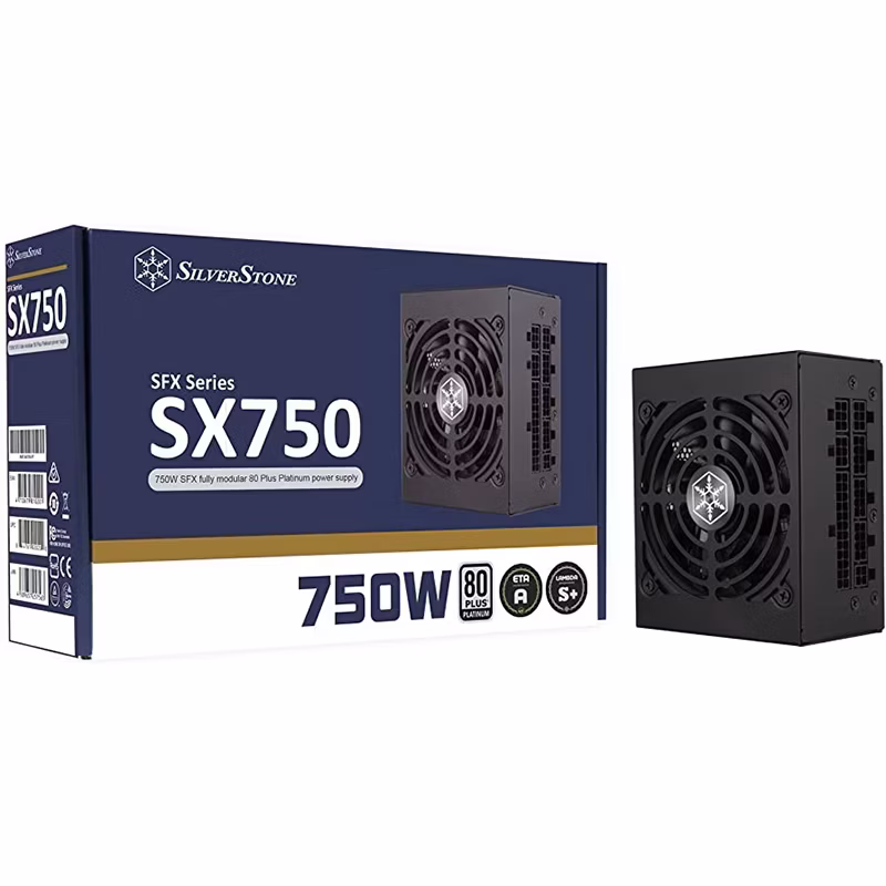Alimentatore Silverstone SST-SX750-PT V.1.1 SFX 750 W 80 PLUS Platinum modulare 1 Alimentatore Silverstone SST-SX750-PT V.1.1 SFX 750 W 80 PLUS Platinum modulare