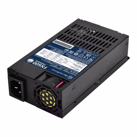 Alimentatore SILVERSTONE TECHNOLOGY SST-FX600-PT Nero 600 w