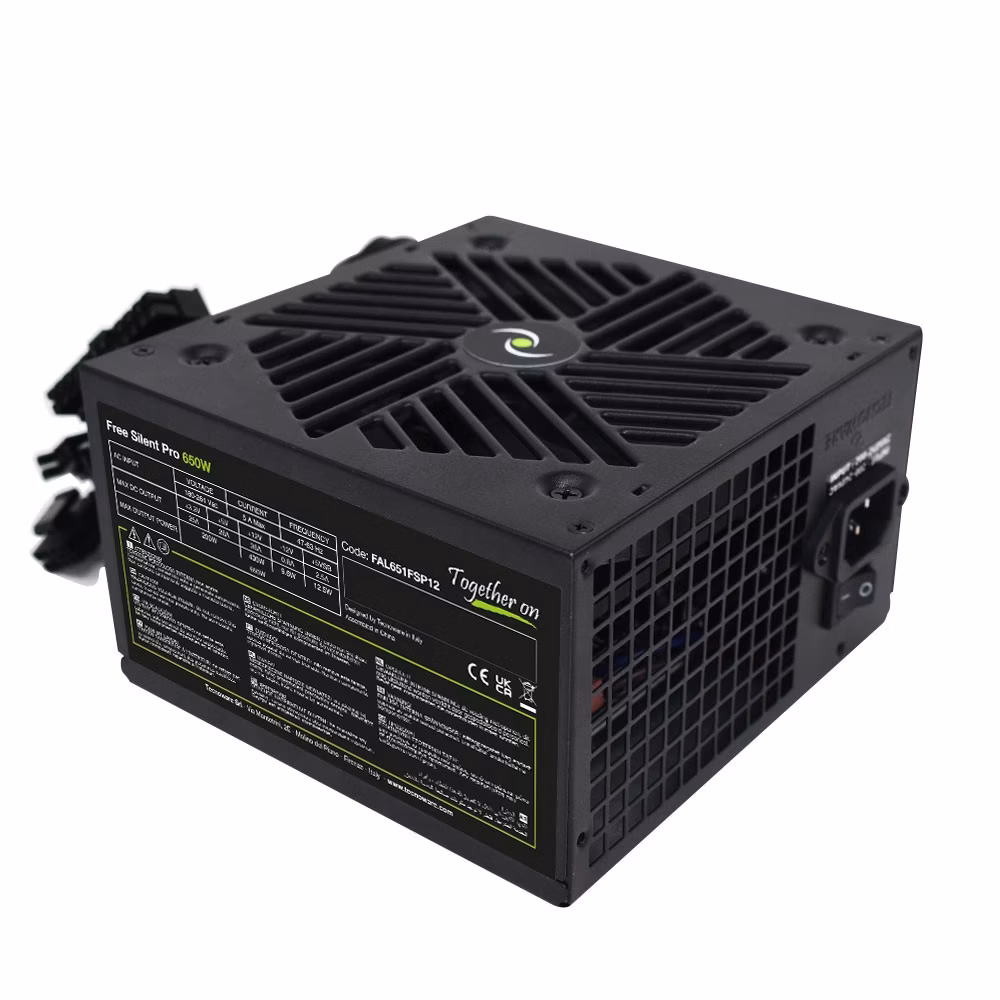 Alimentatore TECNOWARE 650W FREE SILENT 650PRO Nero