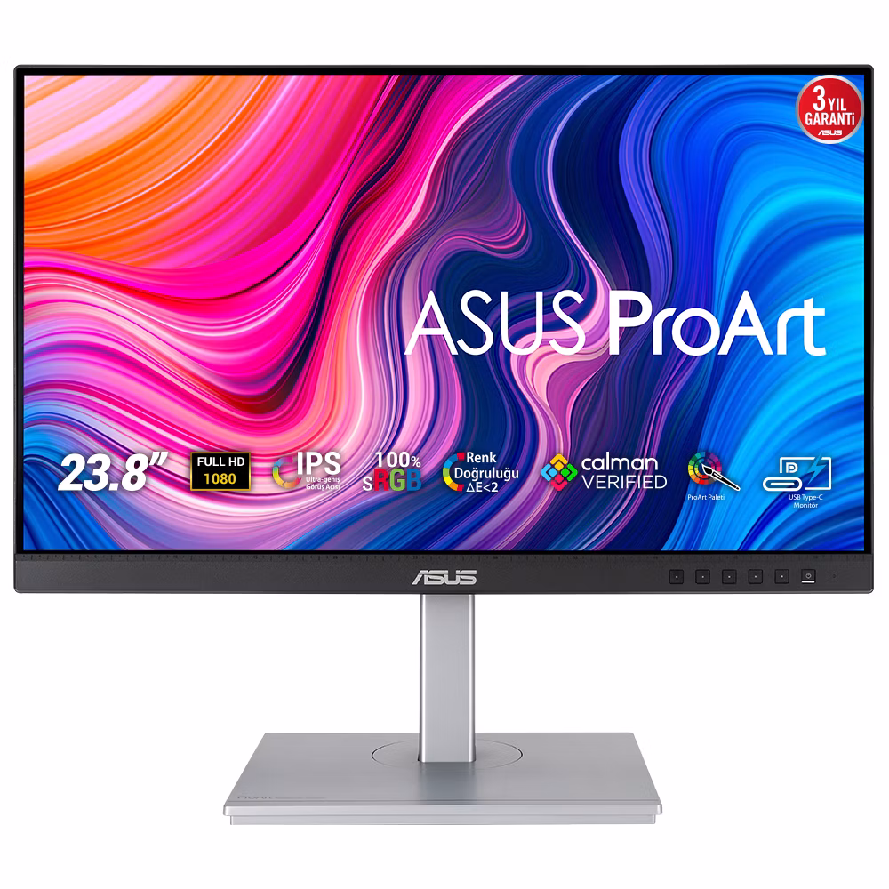 Monitor ASUS PA247CV 24'' FullHD IPS USB-C LED Argento
