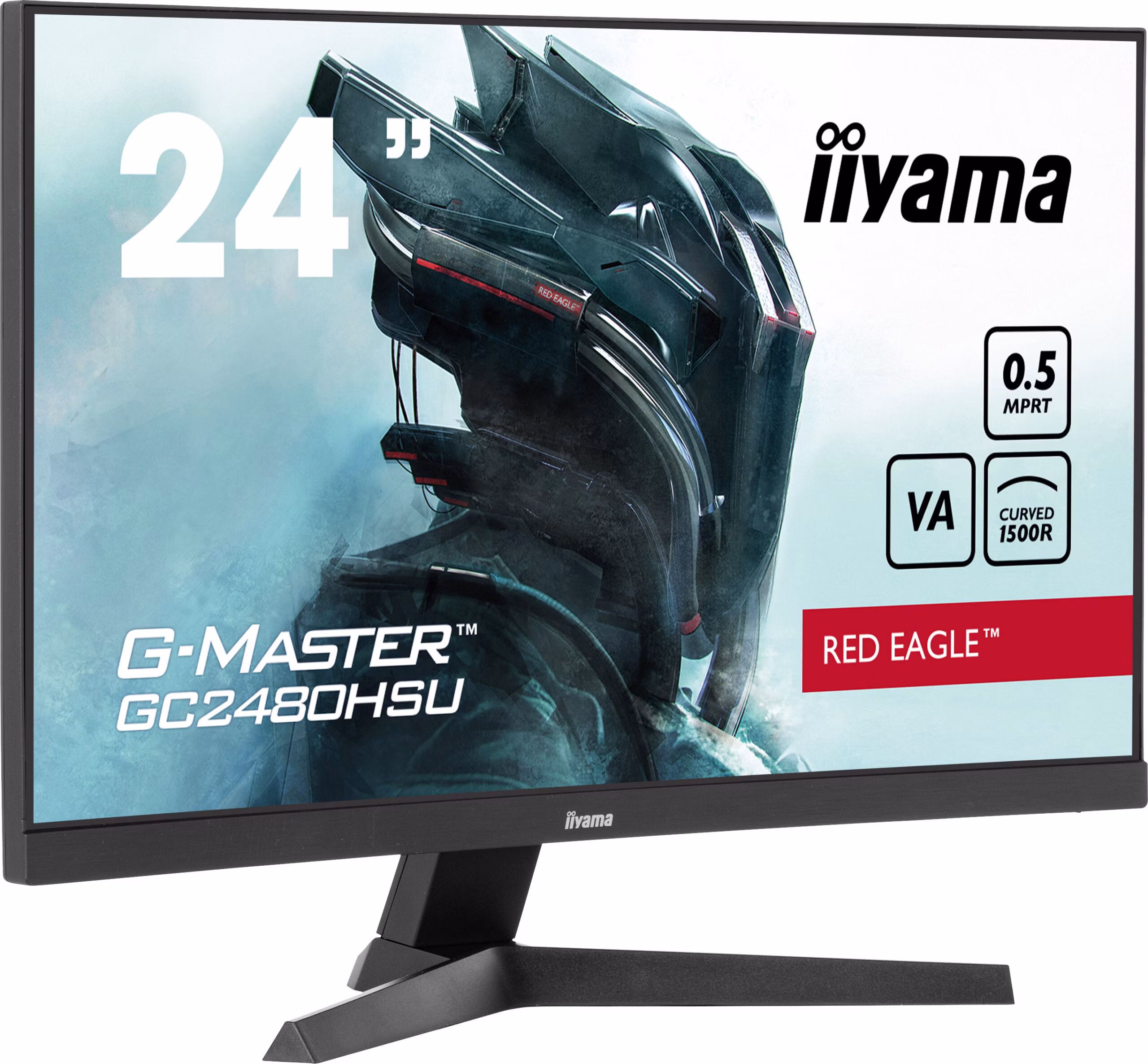 Monitor IIYAMA G-Master GC2480HSU-B1 24" Nero Full HD VA Curvo USB-Hub 180Hz