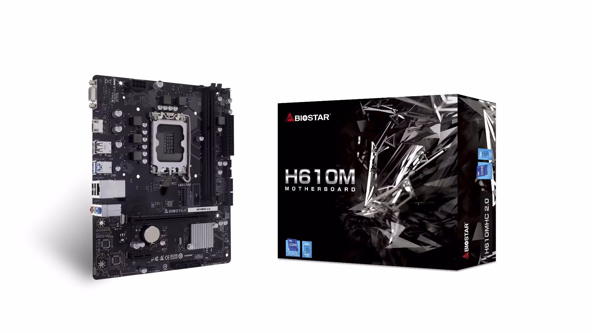 Scheda Madre Biostar H610MHC 2.0 Micro-ATX DDR4 Socket LGA 1700 1 Scheda Madre Biostar H610MHC 2.0 Micro-ATX DDR4 Socket LGA 1700