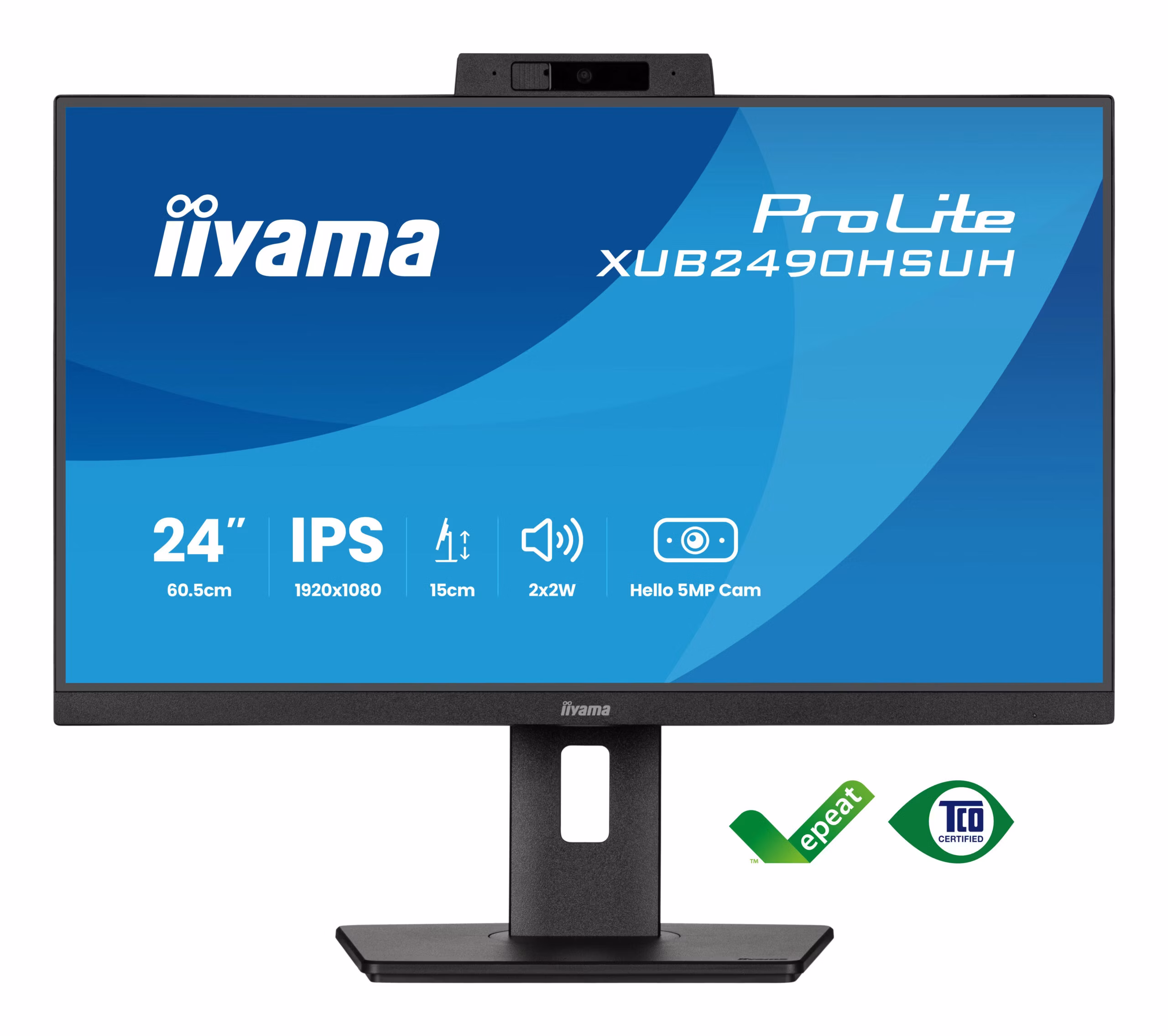 Monitor Iiyama ProLite XUB2490HSUH-B2 24" Full HD LED Nero 2 Monitor Iiyama ProLite XUB2490HSUH-B2 24" Full HD LED Nero - immagine 2