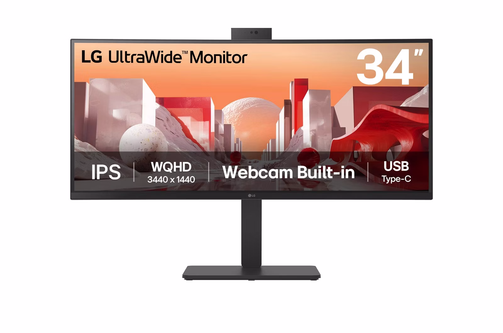 Monitor LG 34BA85QE-B.AEU 34'' UWQHD IPS Curvo Nero