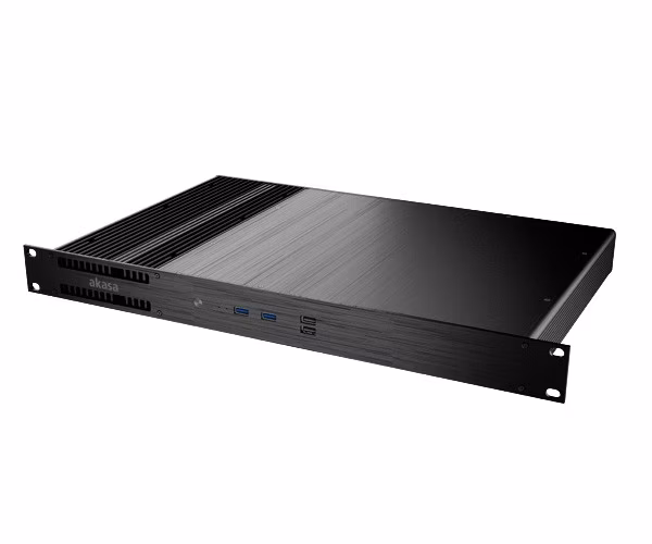Case Akasa Galileo TU3 Thin-Mini-ITX 1U Nero