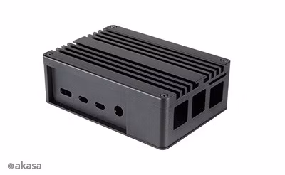 Case Akasa Raspberry Pi Aluminium Nero