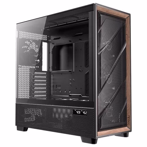 Case Antec Flux Pro Midi Tower E-ATX Vetro Temperato Nero