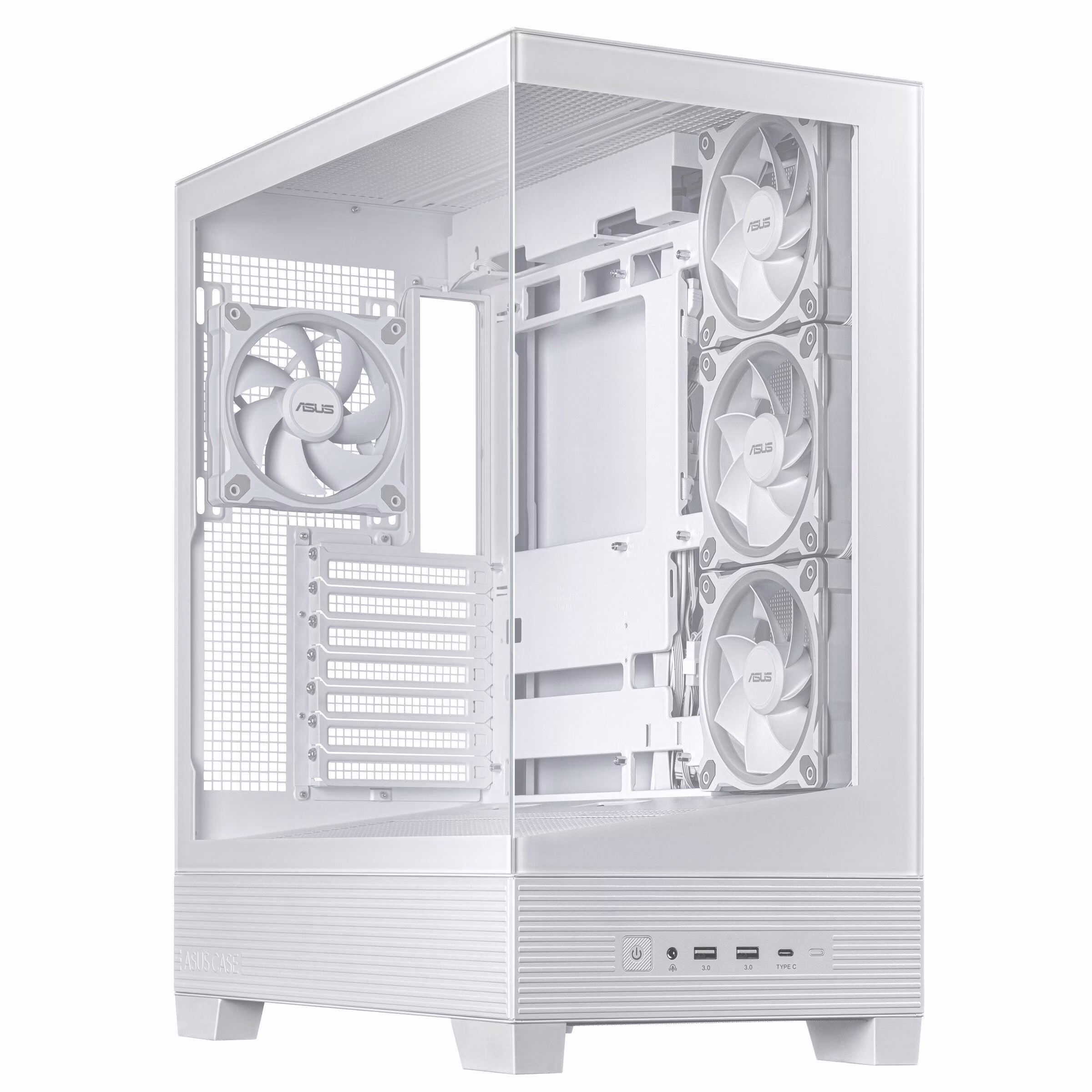 Case ASUS A31 Plus TG ARGB WHITE Midi Tower Bianco