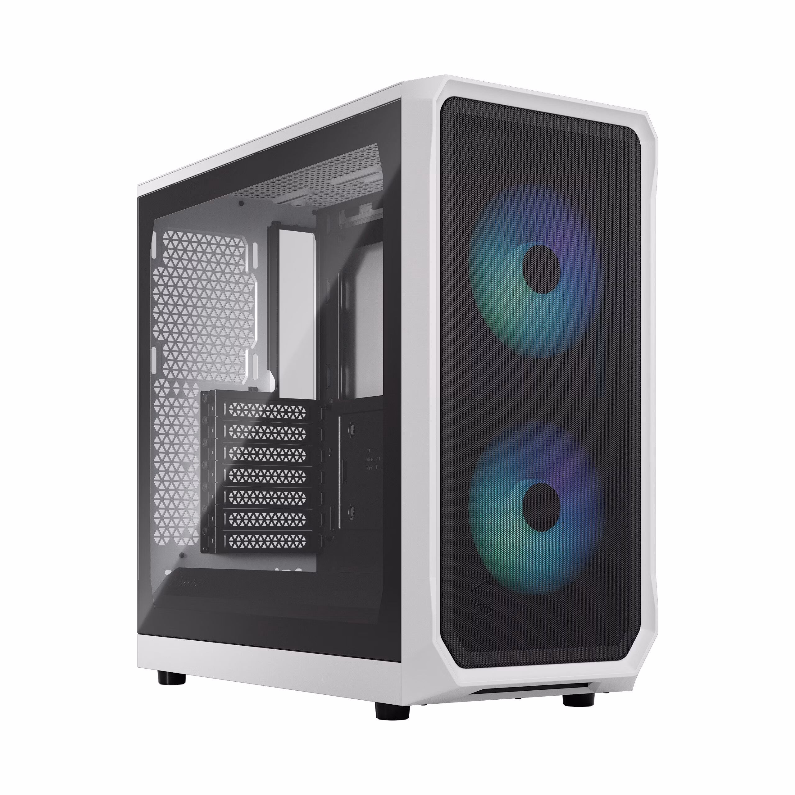 Case Fractal Design Focus 2 RGB White TG Clear Tint Bianco Midi Tower Vetro Temperato 1 Case Fractal Design Focus 2 RGB White TG Clear Tint Bianco Midi Tower Vetro Temperato