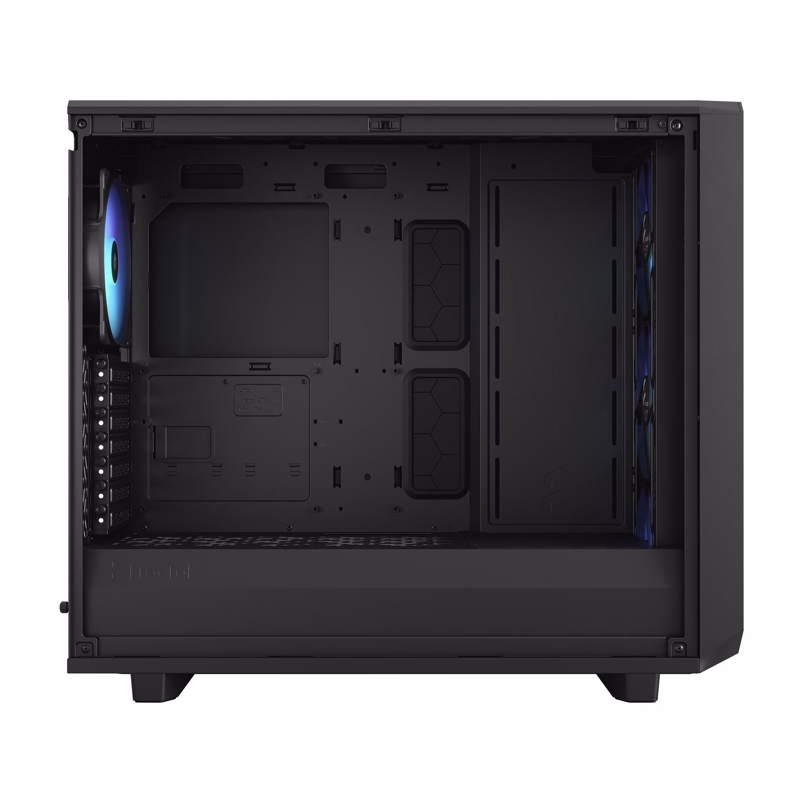 Case Fractal Design Meshify 2 Lite RGB Midi-Tower Light Tint Vetro Temperato Nero