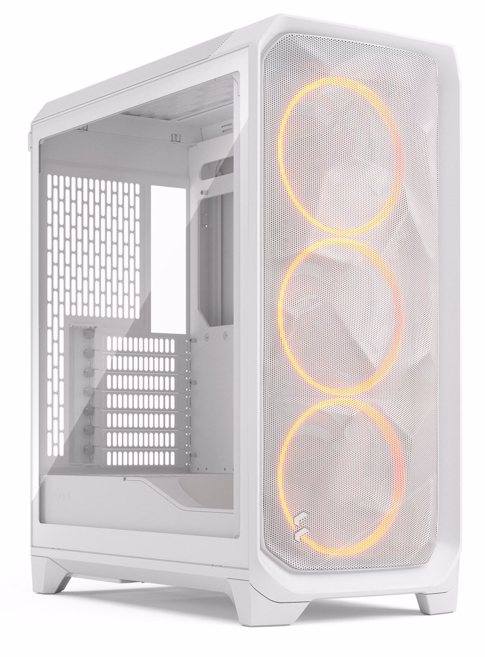Case Fractal Design Meshify 3 RGB TG Clear Midi-Tower E-ATX Bianco