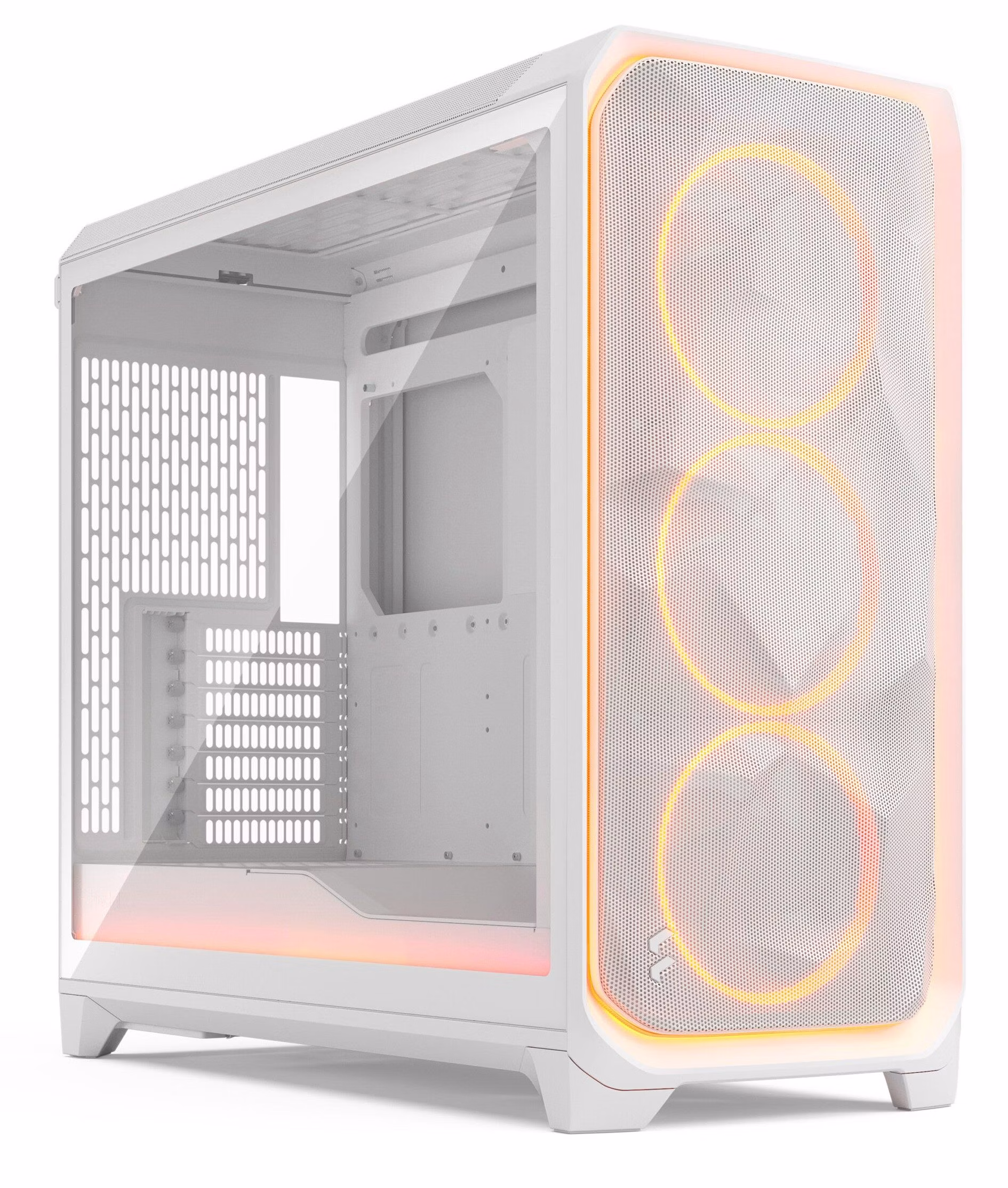 Case Fractal Design Meshify 3 XL Ambience Pro RGB Clear Tint White Big Tower