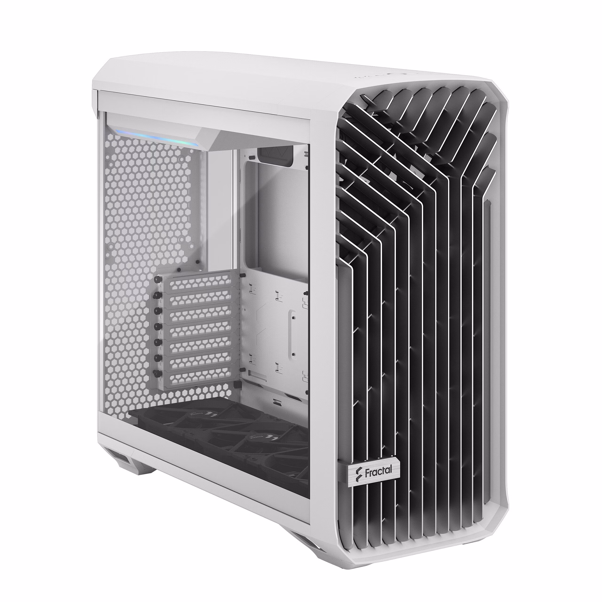 Case Fractal Design Torrent TG Clear Tin Midi-Tower Vetro Temperato Bianco 1 Case Fractal Design Torrent TG Clear Tin Midi-Tower Vetro Temperato Bianco
