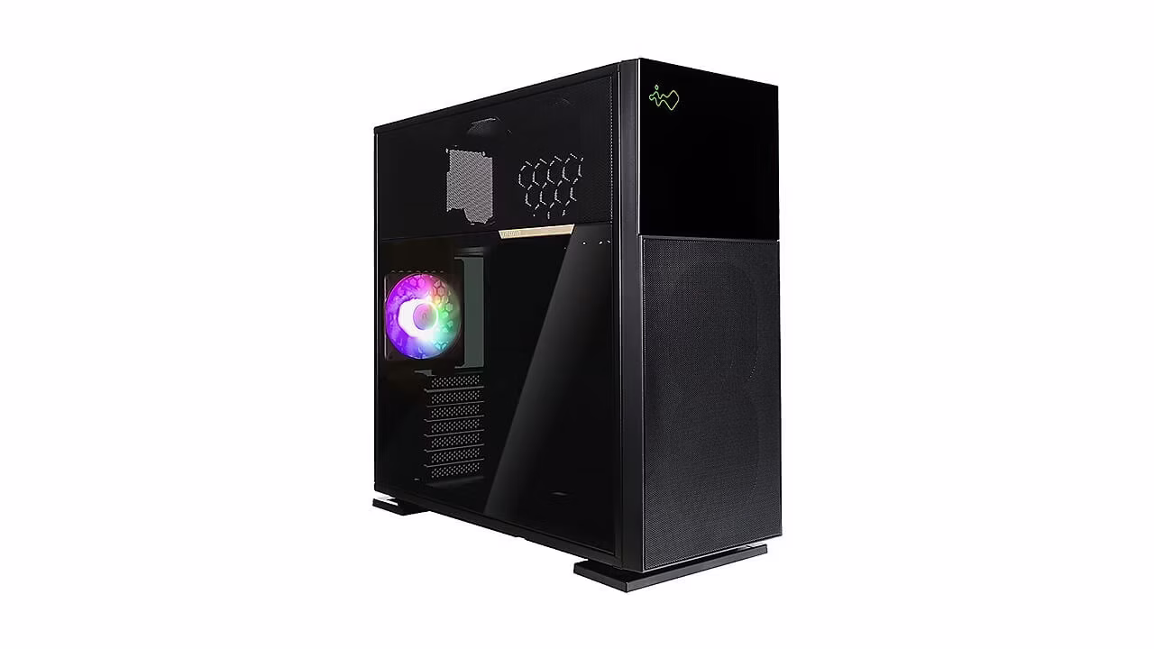 Case InWin 515 Midi Tower Vetro Temperato Nero