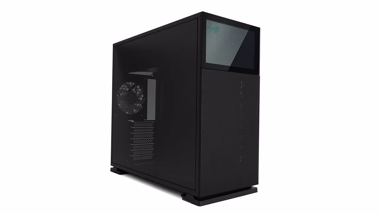 Case InWin N127 Midi Tower Vetro Temperato Nero