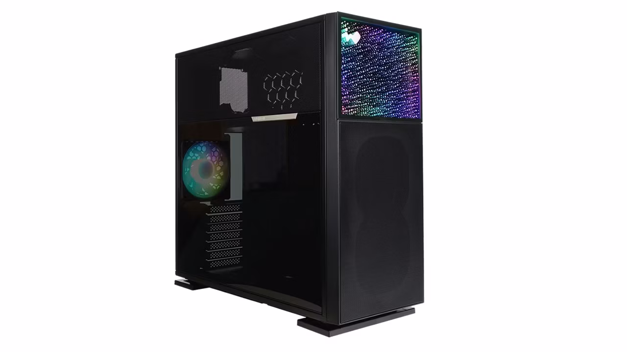 Case InWin N515 Midi Tower Vetro Temperato Nero
