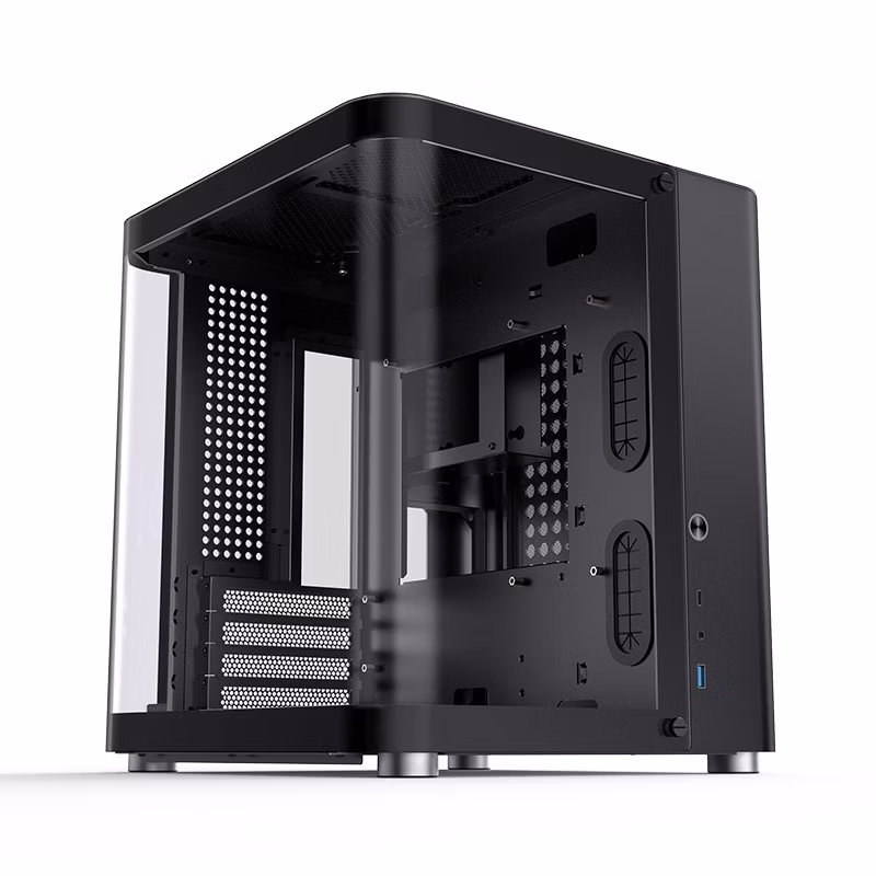 Case Jonsbo TK-1 2.0 Micro-ATX Vetro Temperato Nero