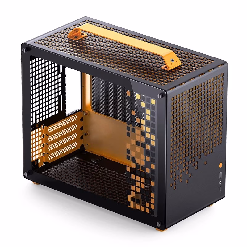 Case Jonsplus Z20 Micro-ATX mit Nero Arancione