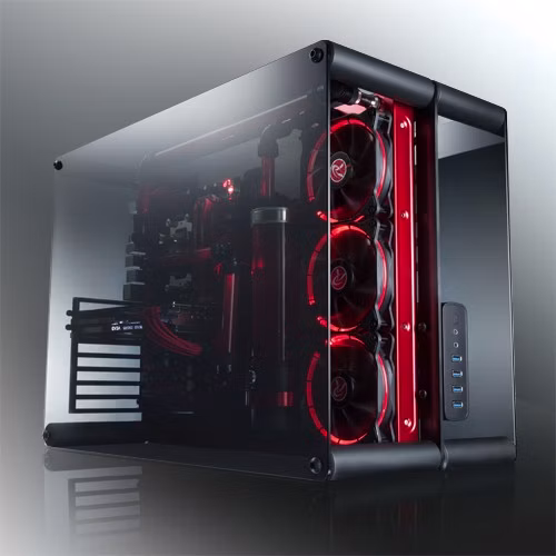 Case RAIJINTEK Paean Desktop Nero Trasparente 1 Case RAIJINTEK Paean Desktop Nero Trasparente